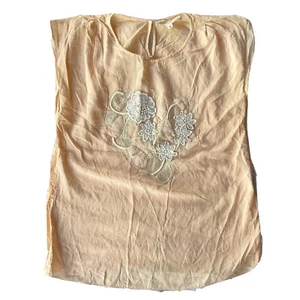 Vanessa Bruno Athe Top Gr. XS Bluse 100% Seide transparent Stickerei Sommer Damen - Bild 1 von 7