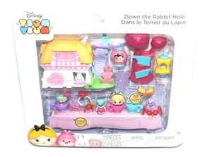 Disney Tsum Tsum Alice in Wonderland Village Down The Rabbit Hole Scene Playset - Picture 1 of 24