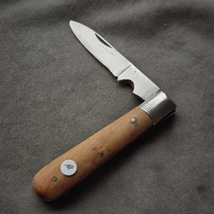 Taschenmesser Solingen WK2 Soldatenmesser Holzgriff Elektrikermesser Wehrmacht - Bild 1 von 9