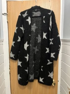 Torrid Black Star Sweater Coat Cardigan Size 2x - Picture 1 of 3
