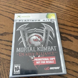 Mortal Kombat Deadly Alliance Microsoft Xbox Rare NFR Promotional Copy No Manual - Picture 1 of 4