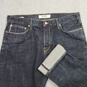 Lucky Brand Legend Herrenjeans 36 x 32 blau Selvage Denim authentisch Skinny hergestellt in den USA - Bild 1 von 16