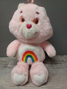 Vintage 1983 Care Bears Cheer Bear 13 Zoll Original Kenner rosa Plüschtier Stofftier - Bild 1 von 6