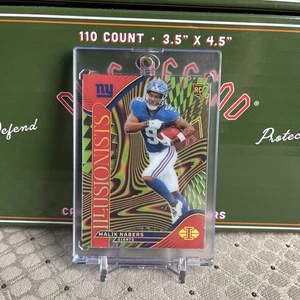 2024 Panini Illusions - Illusionists Malik Nabers #6 Red /199 (RC) - Picture 1 of 2