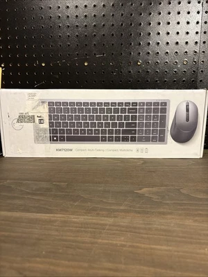 Dell Multi Tasking Gray Device Wireless Keyboard and Mouse Combo KM7120W-GY-US - Image 1 of 4