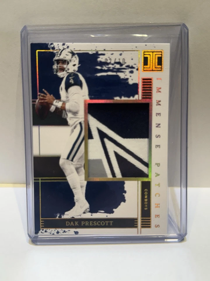 2025 Panini Impeccable Dam Prescott 02/10 Immense Patches - Image 1 of 2