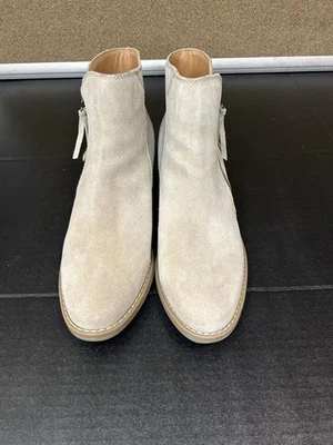 Botín de gamuza beige claro montaña blanco para mujer talla 10  Foto 1 de 4