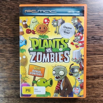 Plants vs Zombies PC Game Of The Year Edition Tested Working Free Shipping AUS - Image 1 of 4