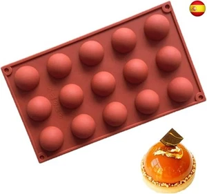 yufana 15 Agujeros Moldes De Silicona Semiesfera,Juego De Molde Semiesférico - Imagen 1 de 7