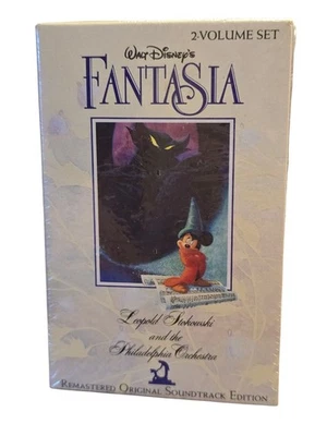 Fantasia Movie Soundtrack 2 Vol Cassette Tapes Walt Disney Mickey Mouse 1990 NEW - Image 1 of 4