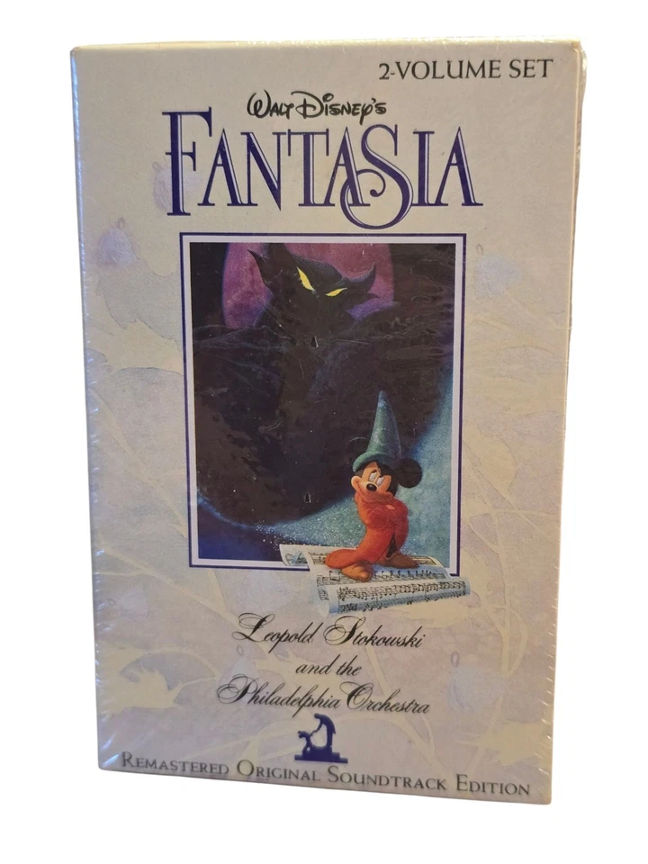 Walt Disney's Fantasia 2 Volume Cassette Set 1990 Remastered Original Soundtrack