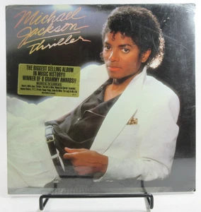SEALED Vintage LP "Thriller" Michael Jackson 1982 Epic QE-38112 HYPE STICKER - Picture 1 of 3