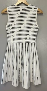 Harper Rose Polka Dot Dress PM Midi Black White Retro Audrey Rockabilly 50s - Picture 1 of 7