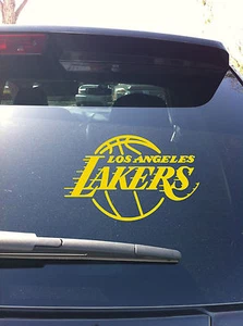 14-02 Lakers Logo LA Auto Fenster Aufkleber Abziehbild Kobe Bryant Randle  - Bild 1 von 2