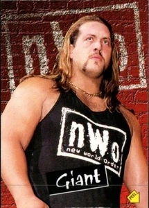 1998 Topps WCW/nWo Wrestling Stickers #S9 Giant Big Show - Picture 1 of 2