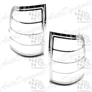 FOR 2010-2016 DODGE RAM 2500 3500 CHROME TAIL LIGHTS COVERS TRIM 2015 2014 2013 - Bild 1 von 1