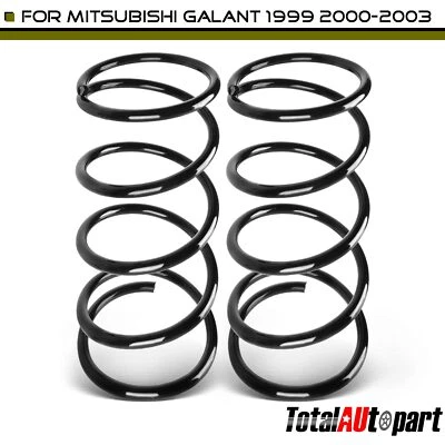 2x Muelles helicoidales para Mitsubishi Galant 1999 2000-2003 L4 2,4 L sedán delantero Foto 1 de 4