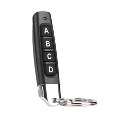 ABCD 433MHz Remote Control Garage Door Electric Gate Opener Clone Key Fob