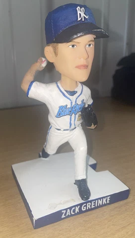 Rare Zack Greinke #24 Bobblehead Early Promo Wilmington Blue Rocks ￼CY YOUNG Cover