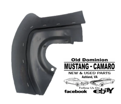 Mustang 1965-1966 protector contra salpicaduras delantero con sello de goma - pasajero Foto 1 de 2