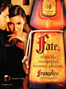 FRANGELICO LIQUEUR AD #5 RARE 2001 OUT OF PRINT - Bild 1 von 2