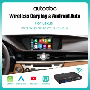 Android Coche Inalámbrico Carplay Para Lexus 2 LC LS LX NX RC RX UX CT ES Módulos - Imagen 1 de 13