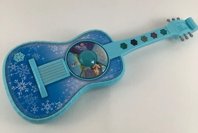 Disney Frozen Guitar Crystal Magic Touch Musical Instrument Lights Princess Toy - Image 1 of 4