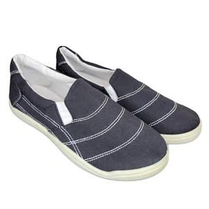 Women's Deck Shoes Slip-on Sneakers black Loafers by COMFORT EASE Sz 5 - Picture 1 of 7