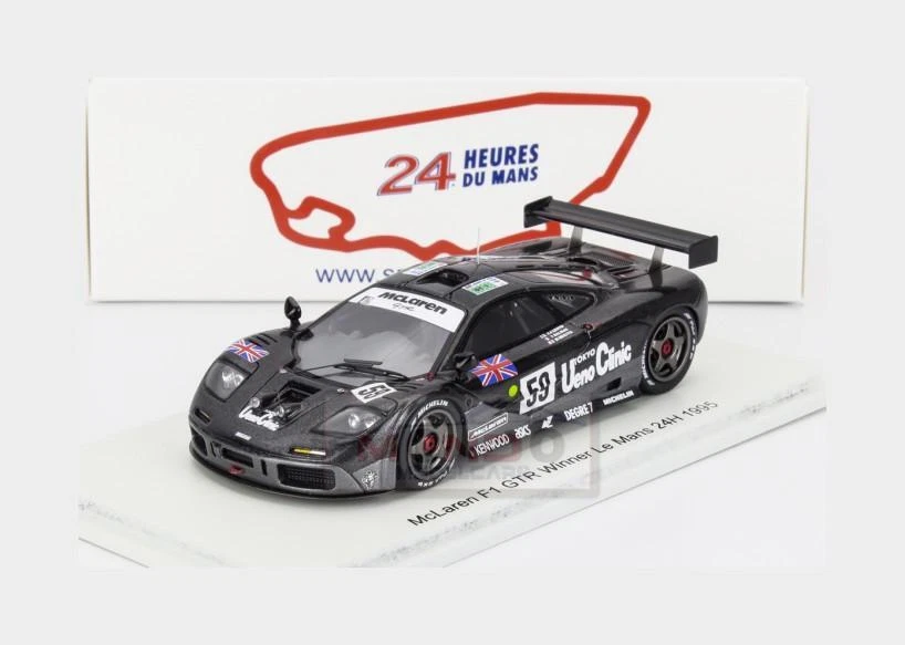 1:43 SPARK Mclaren F-1 Gtr Bmw S70/2 #59 Winner Le Mans 1995 Dalmas Lehto 43LM95 - Immagine 1 di 2