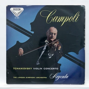 SXL 2029 WBg ED1 BB ⸺ ALFREDO CAMPOLI ⸺ TCHAIKOVSKY violin concerto ⸺ DECCA LP - Imagen 1 de 3