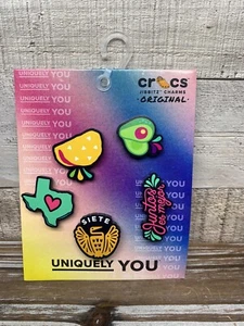 Uniquely You Crocs Jibbitz Charms Texas South Of The Border 5 Pack - Picture 1 of 3