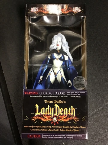 Chaos Comic's Royal Lady Death Previews Exclusive Figure, Moore Collectibles Cover