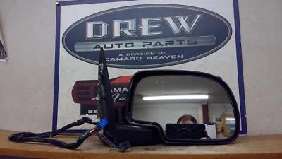 CRACKED Door Mirror CHEVY AVALANCHE 1500 Right 03 04 05 06 RH SIDE POWER BLUE - Image 1 of 3