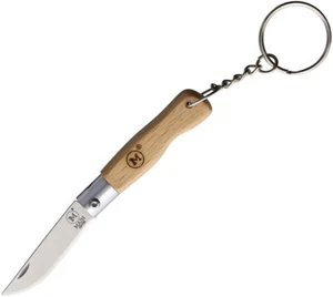 MAIN Knives Mini Tan Beech Wood Folding Stainless Steel Pocket Knife 6000 - Picture 1 of 2