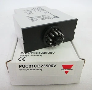 Carlo Gavazzi Spannungspegelrelais PUC01CB23500V PUC01 2 Poll Kat III 115/230 VAC - Bild 1 von 3