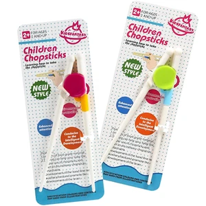 Kids Chopsticks, 2 Pairs Training Chopsticks for Toddler Beginners Baby Children - Picture 1 of 9