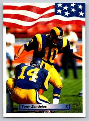 1992 All World - #259 Tony Zendejas - Image 1 of 2