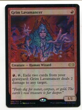 Magic The Gathering MTG Double Masters Foil Card #129 Grim Lavamancer