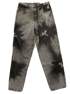 Vtg 90s NOS zip Code Denim Jeans 34 jnco Baggy Skater hip hop - Picture 1 of 11