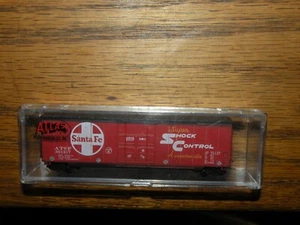 Atlas Rolling Stock N Scale 50’ Steel Reefer Car Santa Fe ATSF 501217  1977 - Picture 1 of 21