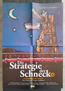 Kino # Filmplakat # Die Strategie der Schnecke # 1993 # gefaltet # gebraucht - Bild 1 von 1