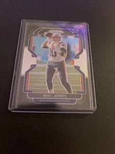 2021 Panini Chronicles Prizm Black MAC JONES #PB-5 New England Patriots RC!! - Foto 1 di 2