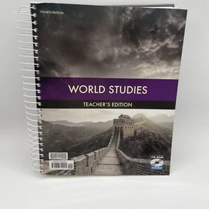 BJU Press World Studies Teacher’s Edition 4th Edition No CD-ROM 7th Grade - Picture 1 of 5