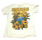New Smurfs T-Shirt Men's M Garden Retro Earthy 2 Sided Fun Casual Wear