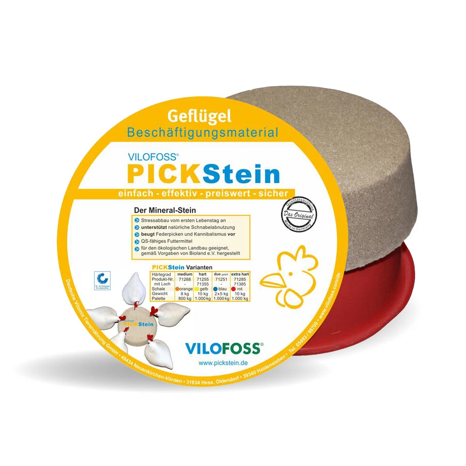 VILOFOSS® Pickstein extra hart für Geflügel, 10 kg (1,92 EUR/kg) - Bild 1 von 1
