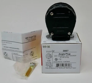 Legrand 3867 Appliance Dual Rated Angle Plug - Picture 1 of 8