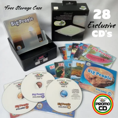 Big People Collectors Box Vol 1-28 CD Collection & FREE stackable storage - Image 1 of 4