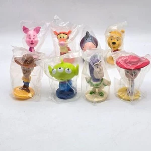Bobble Heads Toy Story 2 & Winnie the Pooh Disney 2003 for Kellogg's Promotion - Picture 1 of 8