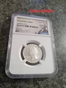 1998-S Washington Silver Proof Quarter PF70 coin NGC NICE LOW PRICE!! - Picture 1 of 7