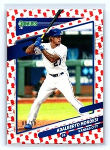 2021 Panini Donruss Presidential Collection Adalberto Mondesi 8/50 Royals #190